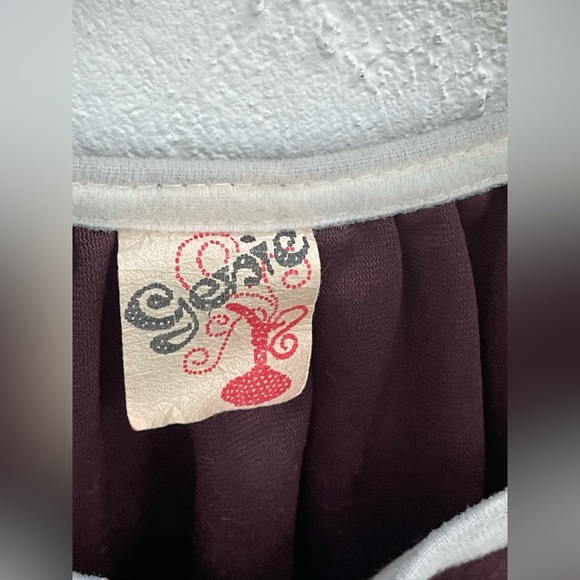 Vintage Groovy Bathrobe / 60’s/70’s Flower Power Robe Housedress Brown - Picture 7 of 10